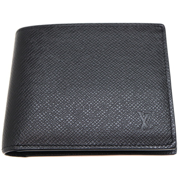Louis Vuitton Taiga Portefeuille Wallet Marco Black NM - Picture 1 of 10
